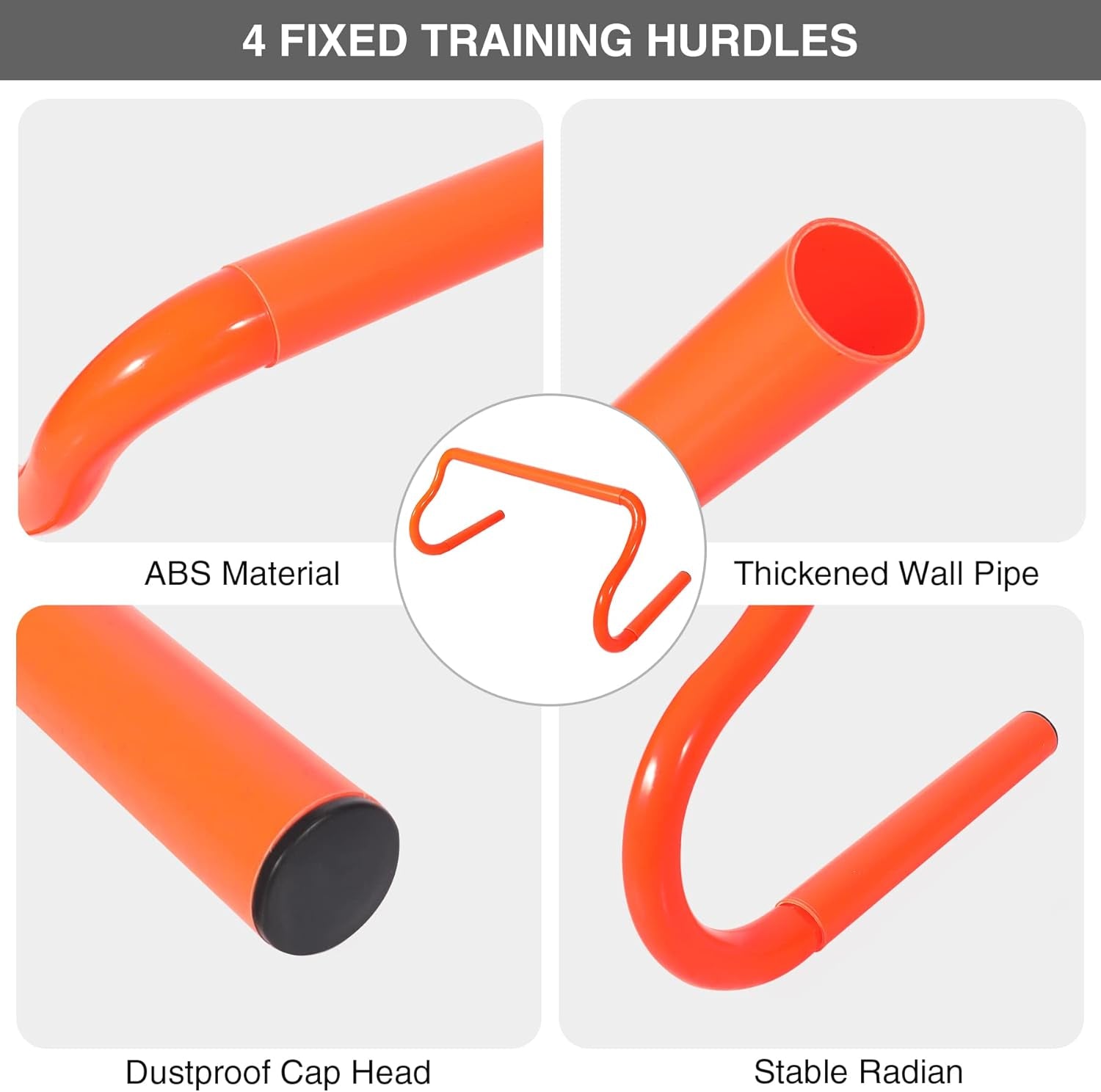 Agility Ladder Football Training Equipment - Includes Agility Ladder,Jump Rope, Agility Hurdles, Disc Cones,Soccer Training Equipment with Bag for Youth Adults