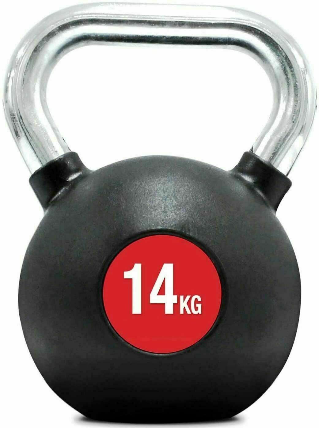Kettlebells Cast Iron Weight Set Home Gym Back Workout Exercise Training 4-14Kg