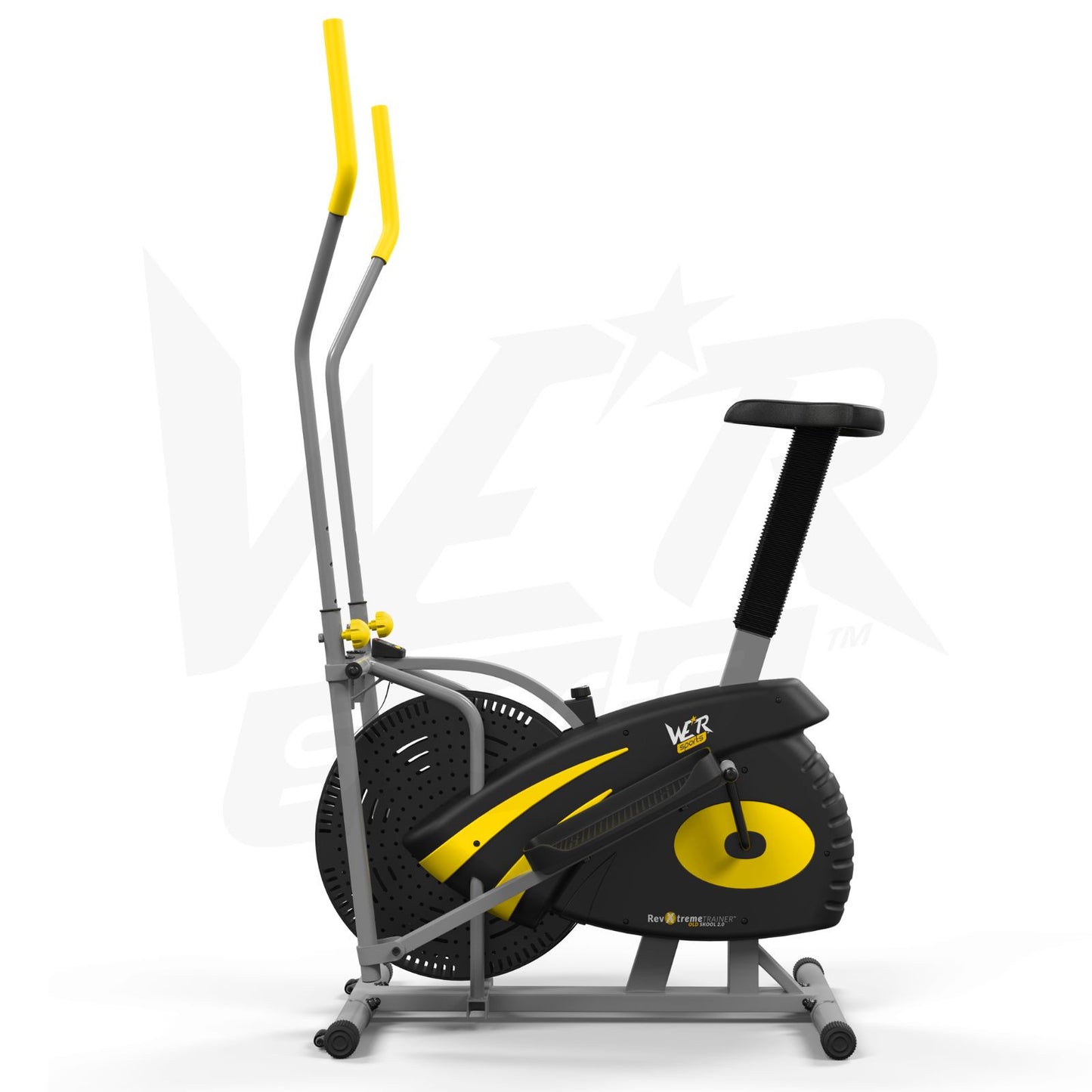 2-IN-1 Elliptical Cross Trainer and Exercise Bike Cardio Workout Machine