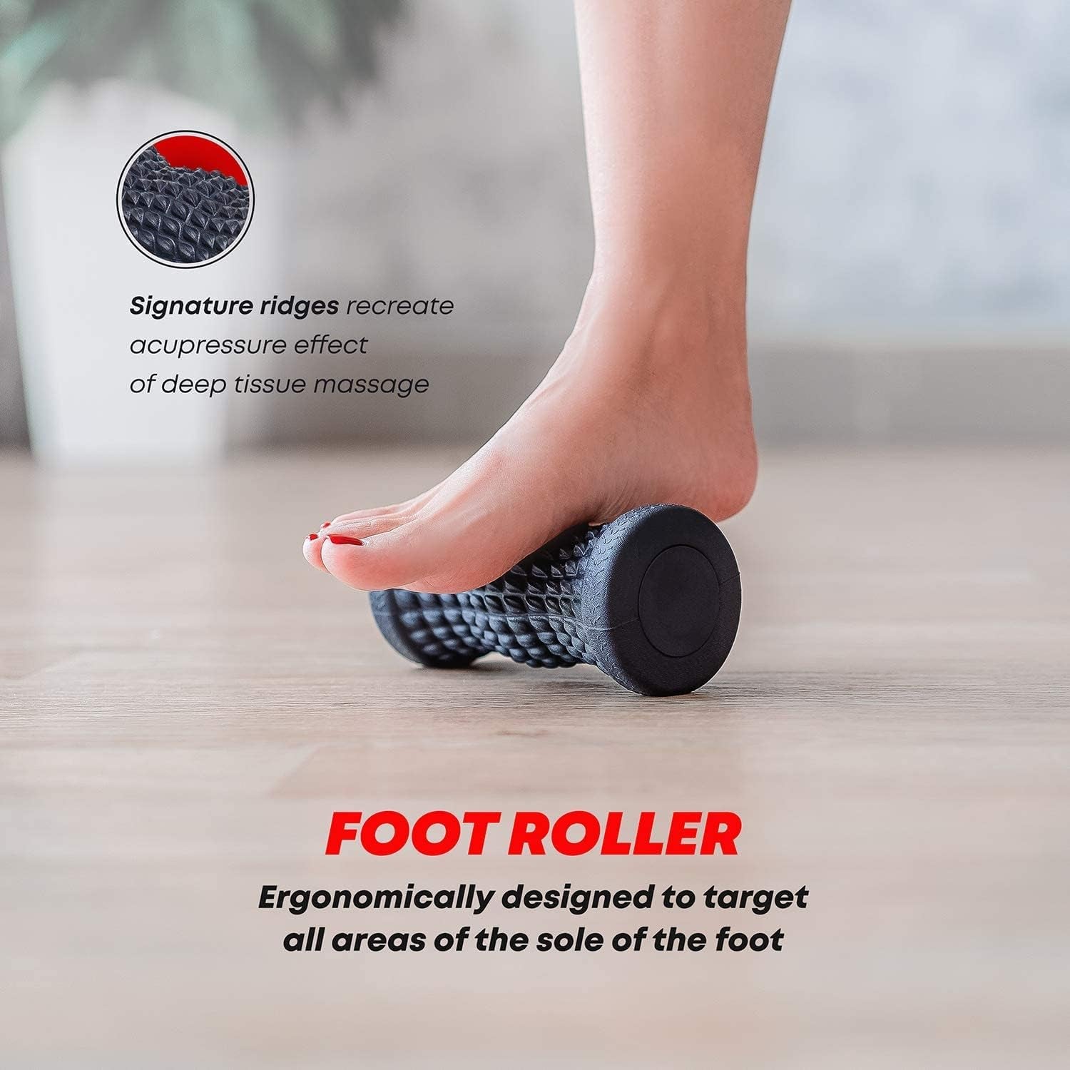 Foam Roller | Roller, Muscle Massage Ball for Deep Tissue Back, Legs, Feet, Neck or Plantar Fasciitis