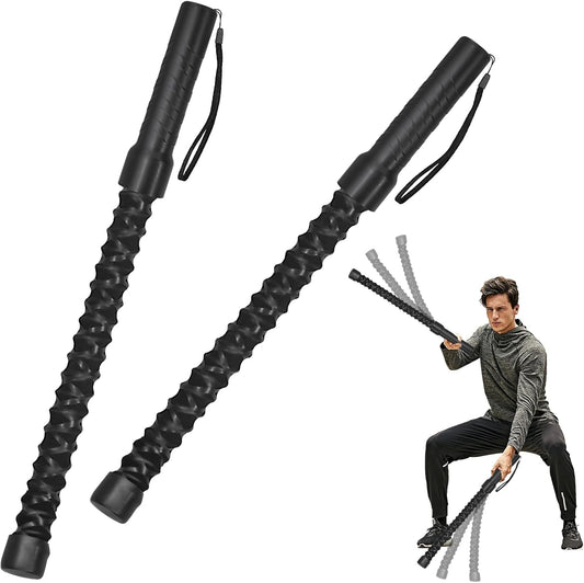 2PCS Ropeless Battle Ropes for Home Gym, Battle Ropes for Working Out, Portable Exercise Rope for Home Workout