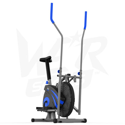 2-IN-1 Elliptical Cross Trainer and Exercise Bike Cardio Workout Machine