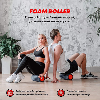 Foam Roller | Roller, Muscle Massage Ball for Deep Tissue Back, Legs, Feet, Neck or Plantar Fasciitis