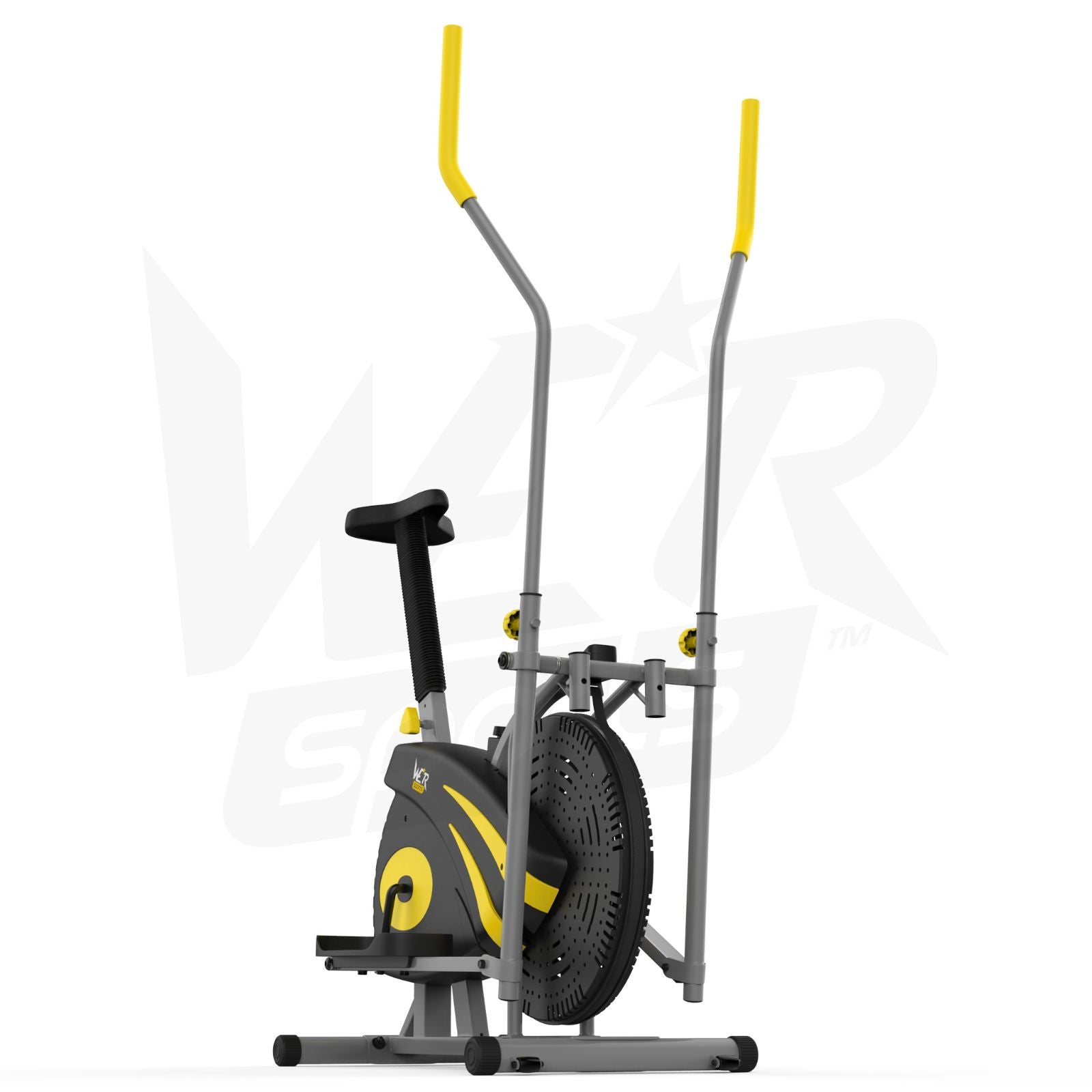 2-IN-1 Elliptical Cross Trainer and Exercise Bike Cardio Workout Machine