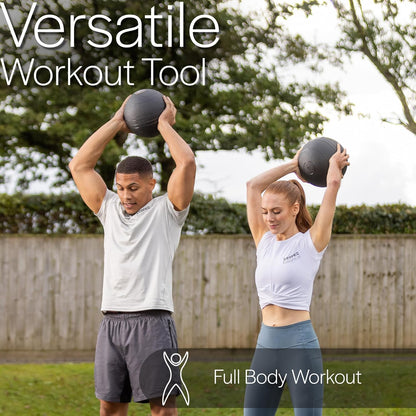 Slam Ball No Bounce Medicine Exercise Ball Heavy Duty PVC for Strength Training (3Kg / 5Kg / 8Kg / 10Kg)