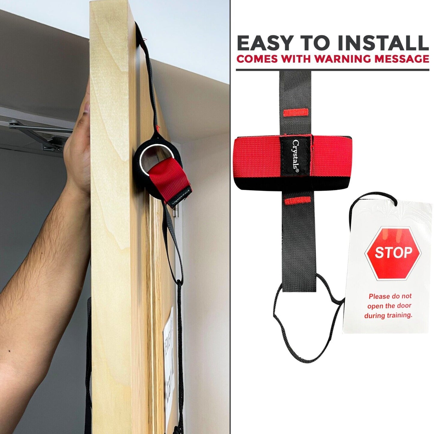 PRO SUSPENSION RESISTANCE BAND TRAINER WORKOUT TRAIN HOME GYM CROSSFIT EXERCISE