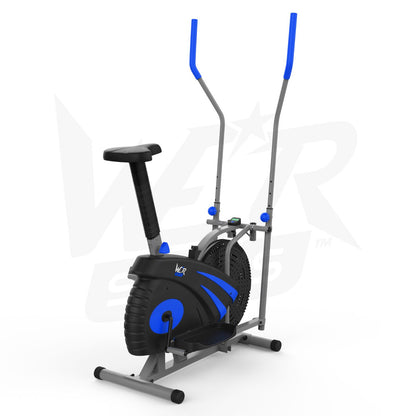 2-IN-1 Elliptical Cross Trainer and Exercise Bike Cardio Workout Machine