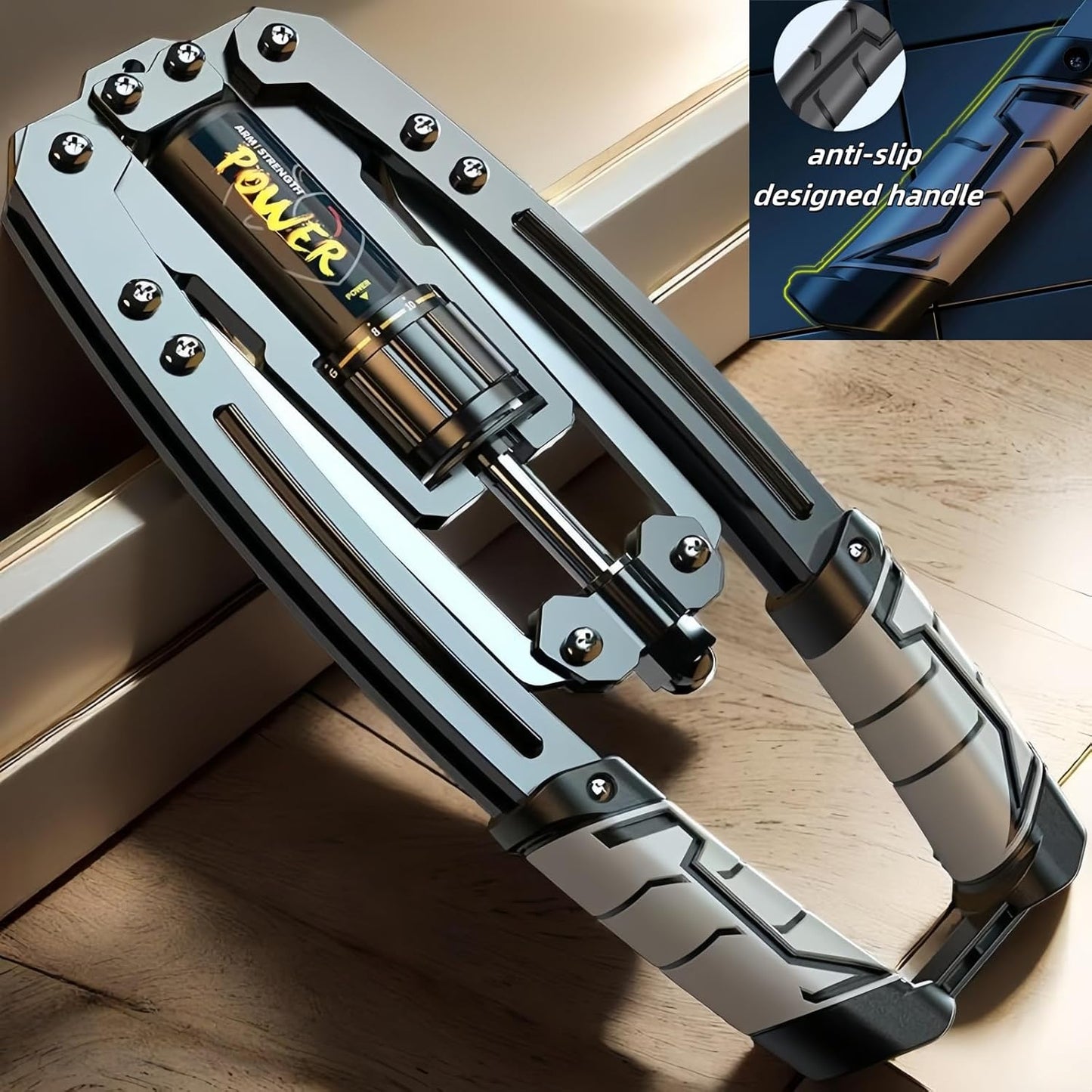 Adjustable Torsion Arm Fitness Machine,10-200Kg Hydraulic Power Exerciser,Arm Exercise Equipment,Chest Exerciser for Men,Fitness Chest Expander for Professional Strength Training