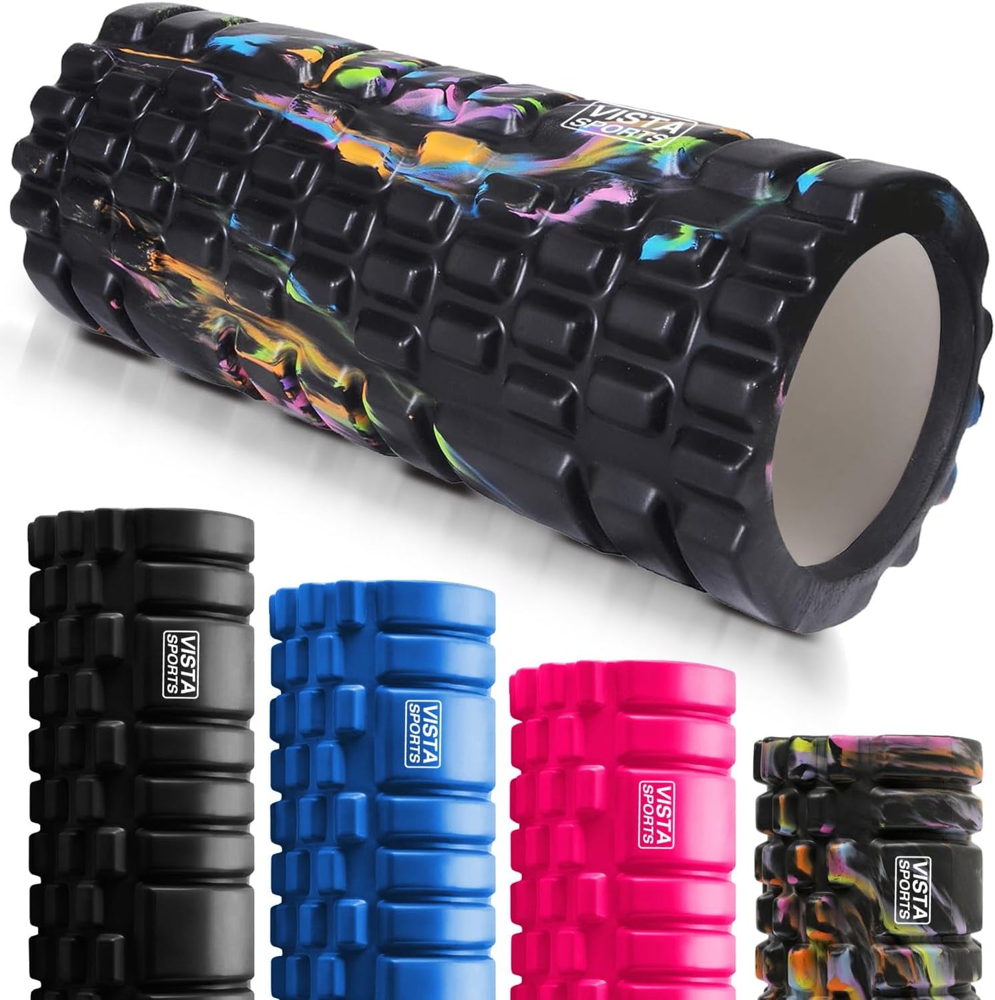 Foam Roller for Deep Tissue Muscle Massage Trigger Point Muscles Enhance Recovery for Physical Therapy and Rehab (Multi)