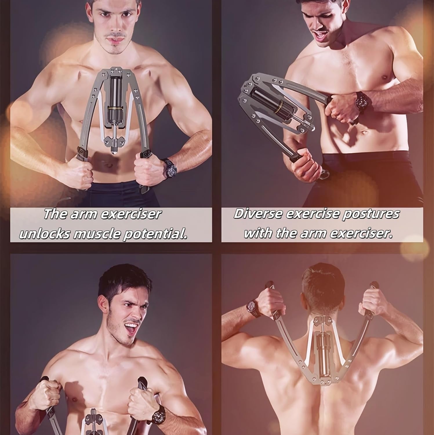 Adjustable Torsion Arm Fitness Machine,10-200Kg Hydraulic Power Exerciser,Arm Exercise Equipment,Chest Exerciser for Men,Fitness Chest Expander for Professional Strength Training