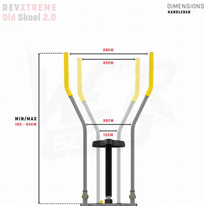 2-IN-1 Elliptical Cross Trainer and Exercise Bike Cardio Workout Machine