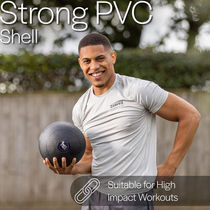 Slam Ball No Bounce Medicine Exercise Ball Heavy Duty PVC for Strength Training (3Kg / 5Kg / 8Kg / 10Kg)