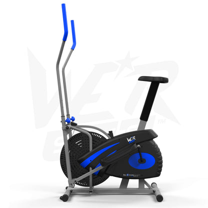 2-IN-1 Elliptical Cross Trainer and Exercise Bike Cardio Workout Machine