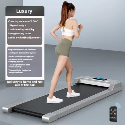 Electric Treadmill Small Folding Ultra-Quiet Walking Tablet Suitable for Home Indoor Gym Fitness Body Building Treadmills