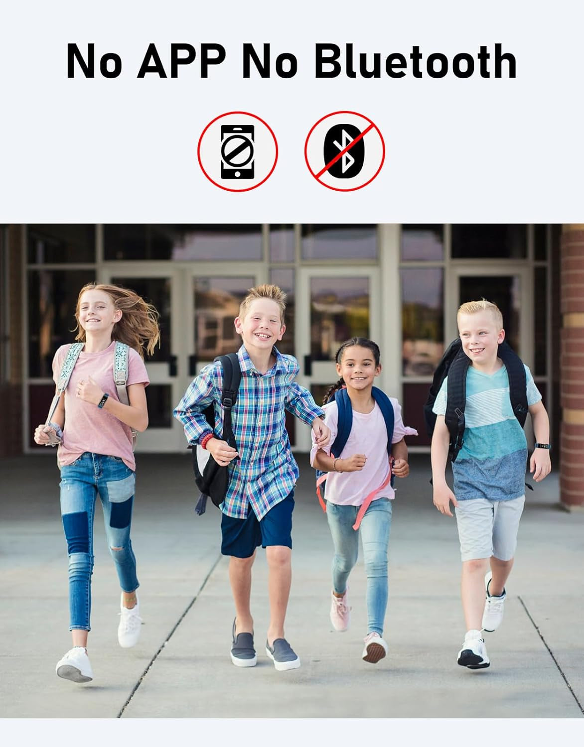 Pedometer Watch Fitness Watch No Bluetooth/App/Phone Required,Fitness Tracker with Step Counter Calories Counter Sleep Monitor for Walking Running