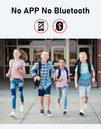 Pedometer Watch Fitness Watch No Bluetooth/App/Phone Required,Fitness Tracker with Step Counter Calories Counter Sleep Monitor for Walking Running